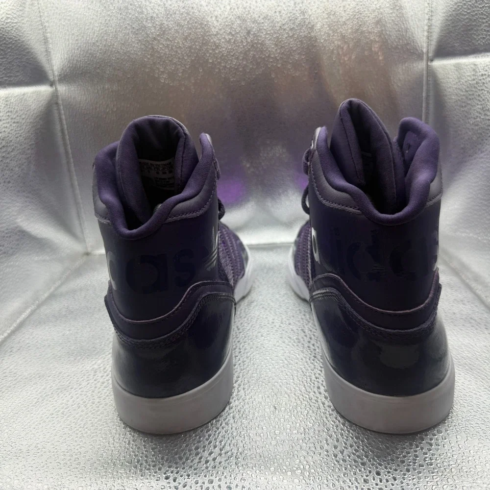 Size 9.5 Adidas Originals Extaball High Dark Violet Purple‎ Womens Shoes S77397